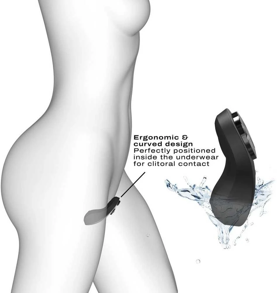 Marc Dorcel Discreet Vibe+ kelnaičių masažuoklis su magnetiniu užsegimu