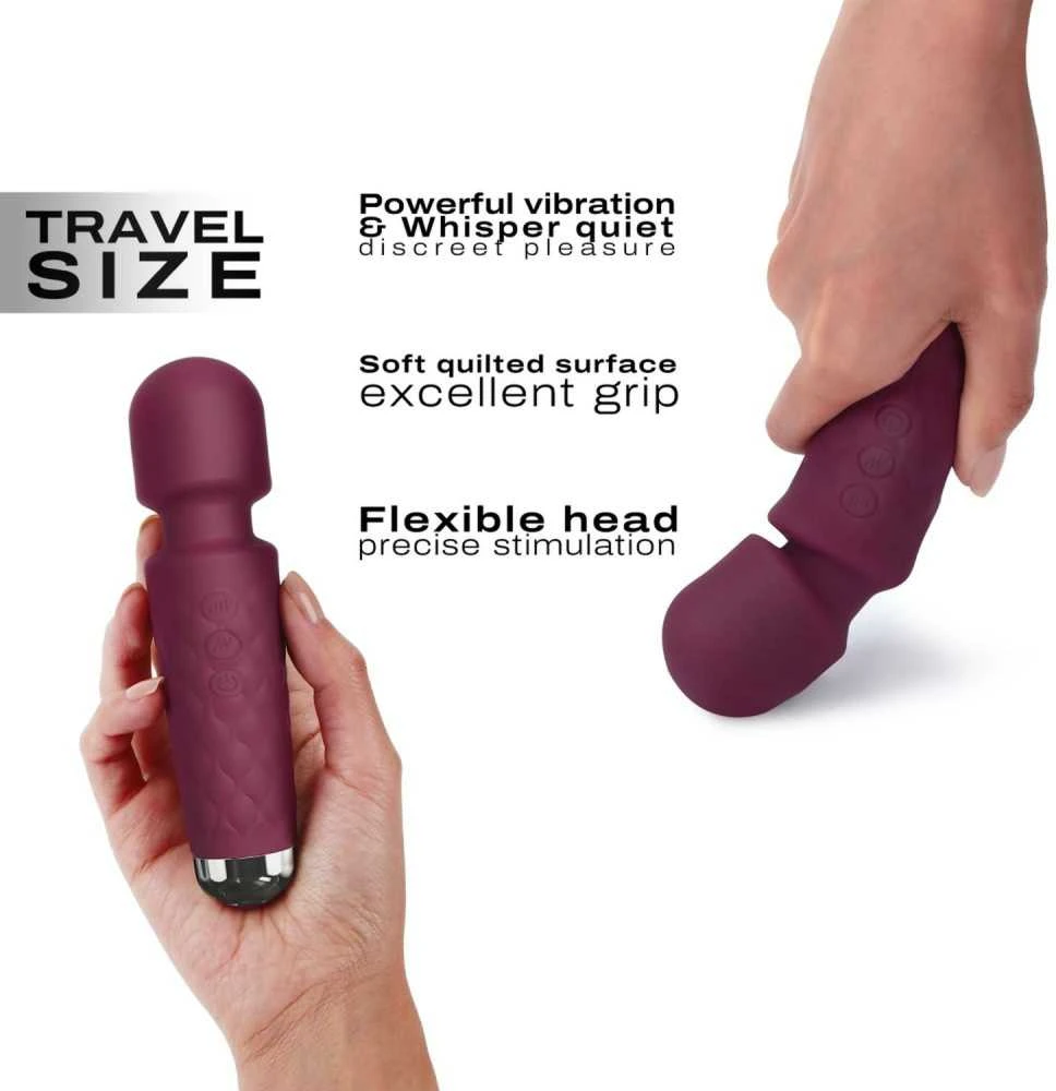 DORCEL Mini Wanderful Plum silikoninis vibratorius su galinga vibracija