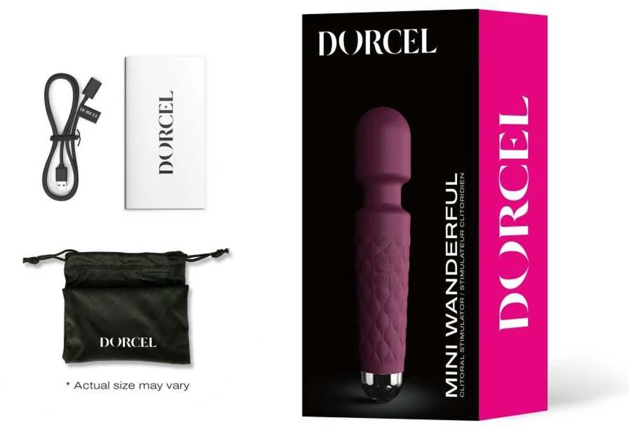 DORCEL Mini Wanderful Plum silikoninis vibratorius su galinga vibracija