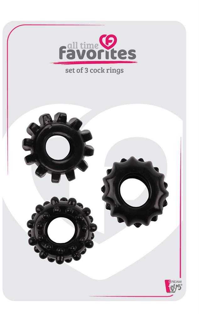 Dream Toys VISŲ LAIKŲ MĖGSTAMIAUSIAS 3 VIENŲ JUODŲ VARŽIŲ RINKINYS