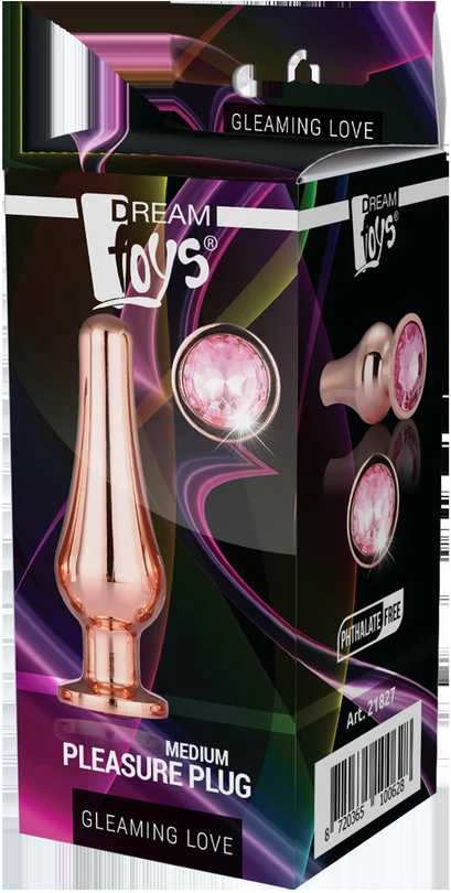 Dream Toys Blizganti meilė ROSE GOLD malonumo kištukas M