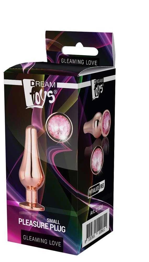 Analinis kaištis Rose Gold Pleasure Plug S