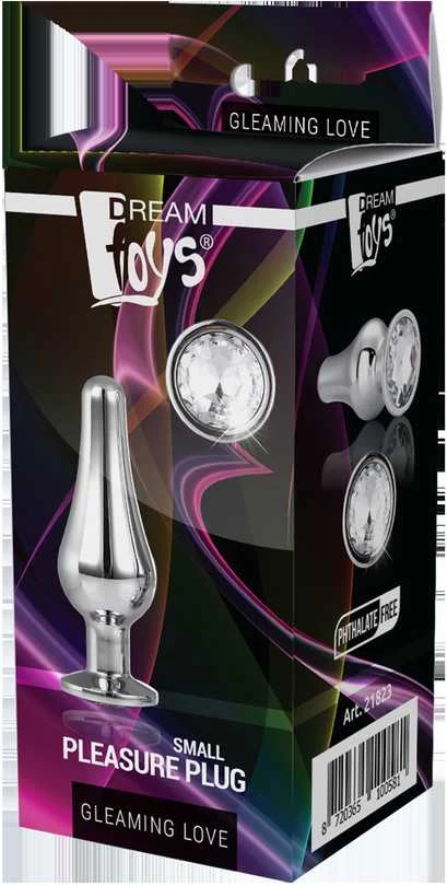Dream Toys Blizganti meilės Sidabrinis PLESURE PLUG S