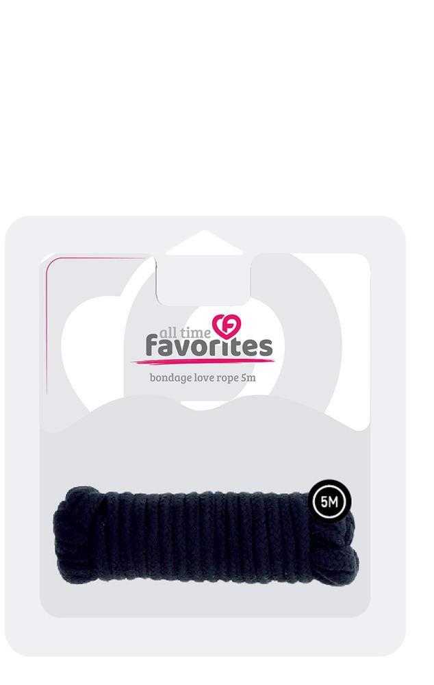 BoT Dream Toys VISŲ LAIKŲ MĖGSTAMIAUSIAI MEILĖS VIRVĖ – 5M JUODOS