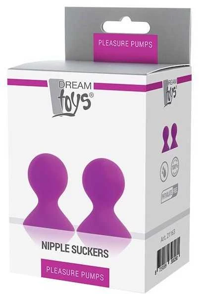 Dream Toys Pleasure Pumps Nipple Suckers spenelių pompa Rožinė 2vnt..