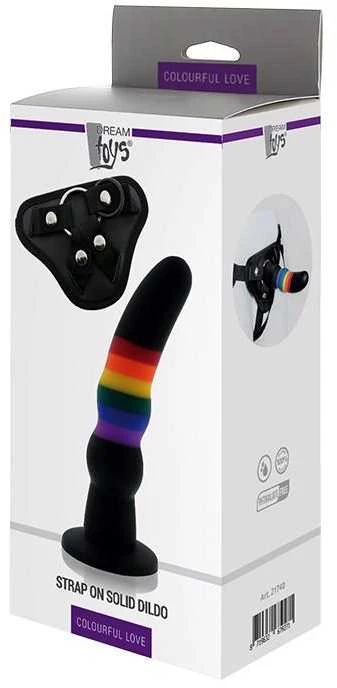 Dreamtoys ESSENTIALS vientisas dildas su dirželiu