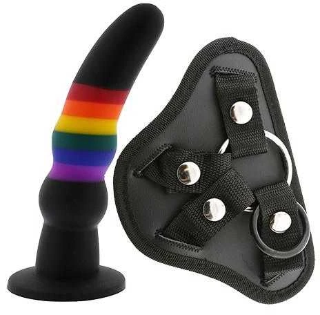 Dreamtoys ESSENTIALS vientisas dildas su dirželiu