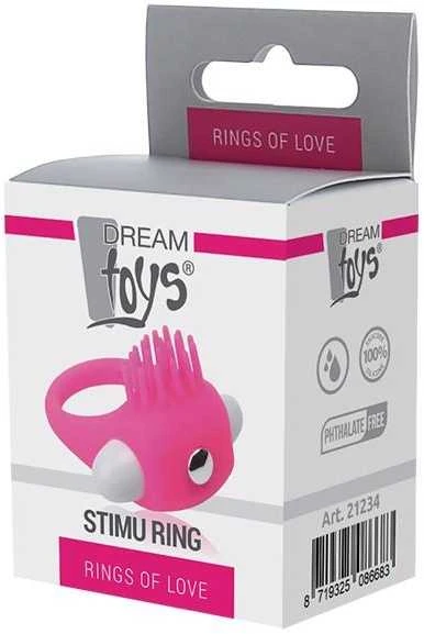 Dream Toys ESSENTIALS SILICONE STIMU RING ROZAS