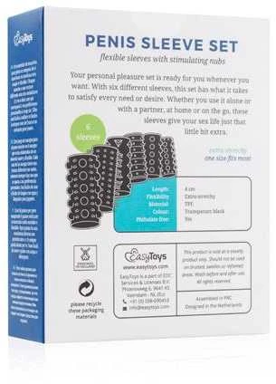Easytoys 6 varpos rankovės stimuliuojančios erotinius iškilimus