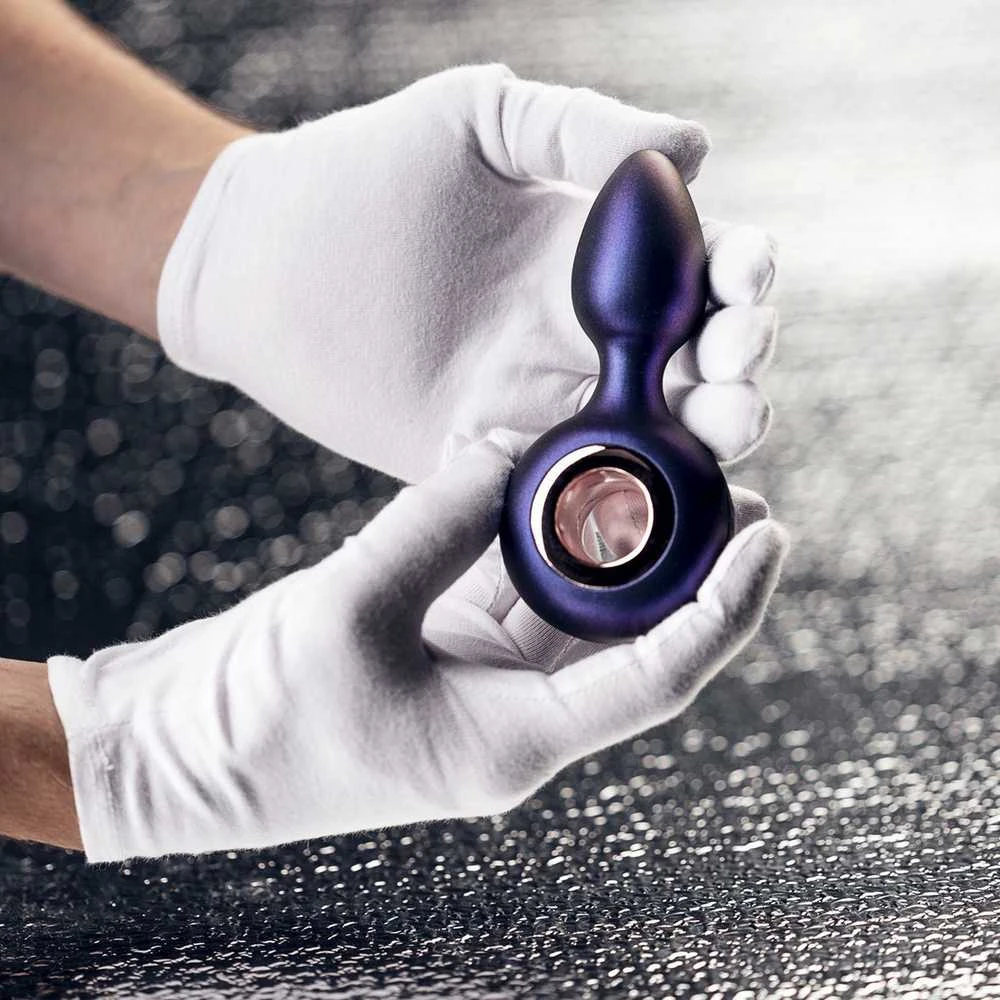 Easytoys Hueman – vibruojantis analinis kištukas Deep Space