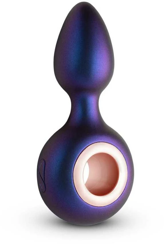 Easytoys Hueman – vibruojantis analinis kištukas Deep Space