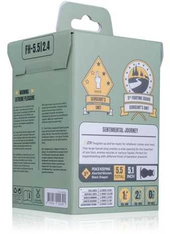 Easytoys Plug-Foxhole tuščiaviduris užpakalinis kištukas