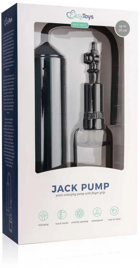 Easytoys Pompka Finger Grip Penis Pump - Juodas
