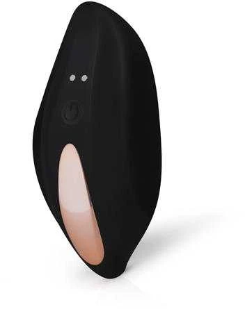 Easytoys Kelnaitės vibratorius su klitorio masažuokliu + stringai