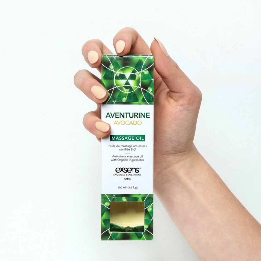 Exsens NATURALNY OLEJEK DO MASAŻU DLA PAR Z OLEJEM Z AVOCADO DO RELAKSU 100ML