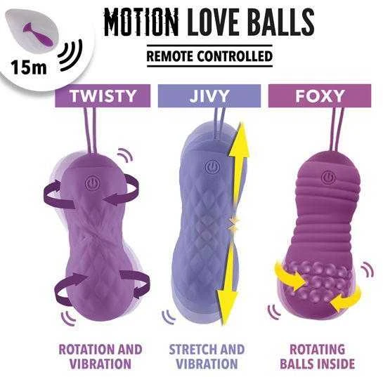 Feelz Toys FeelzToys – nuotoliniu būdu valdomi judesio meilės kamuoliukai Foxy