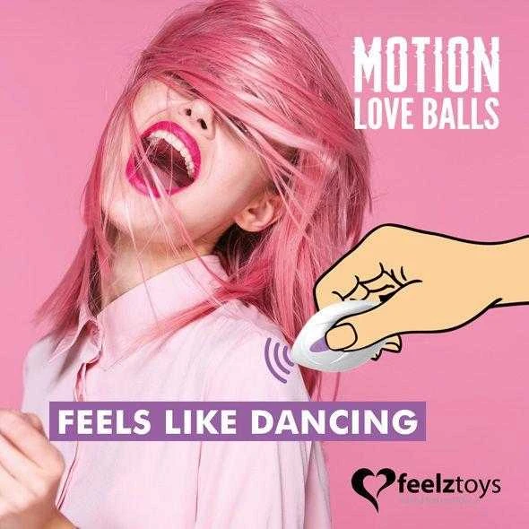 Feelz Toys FeelzToys – nuotoliniu būdu valdomi judesio meilės kamuoliukai Foxy