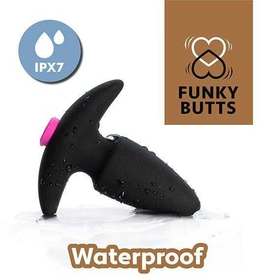 Feelz Toys FeelzToys – FunkyButts nuotoliniu būdu valdomas užpakalio kištukų rinkinys poroms