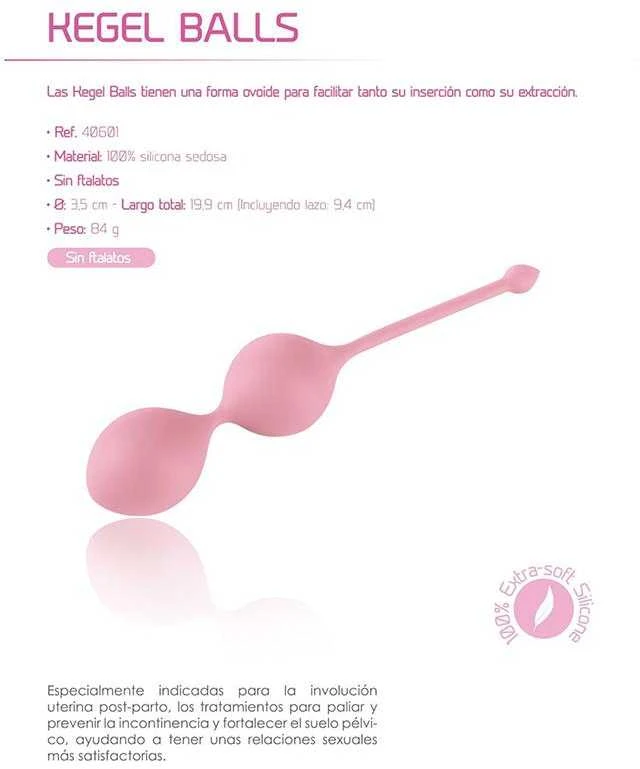 Femintimate Moteriški dvigubi silikoniniai Kegel Geisha orgazmo kamuoliukai
