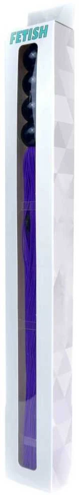 Fetish B serijos violetinis botagas pakuotėje