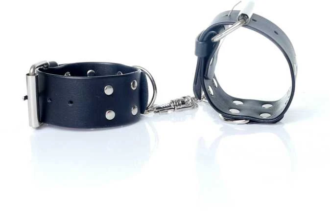 Fetish B Series Fetish B serijos odiniai antrankiai su reguliuojamomis bdsm sekso grandinėmis