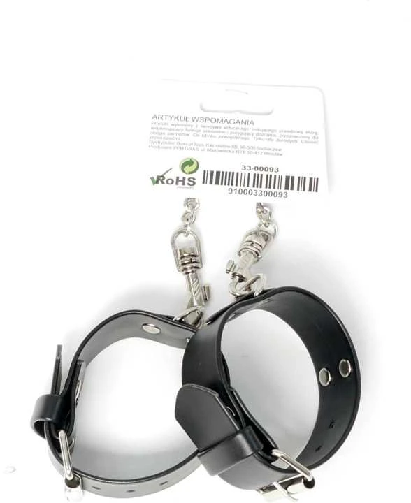 Fetish B Series B serijos fetišas Odiniai antrankiai vergijos bdsm