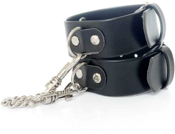Fetish B Series B serijos fetišas Odiniai antrankiai vergijos bdsm