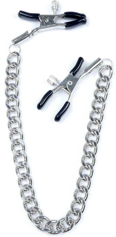 Fetish B Series Fetish B serijos spenelių spaustukai, žnyplės, grandinėlė, bdsm bondage
