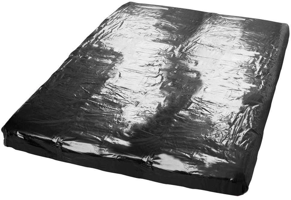 Fetish Collection Vinyl Bed Sheet juodas