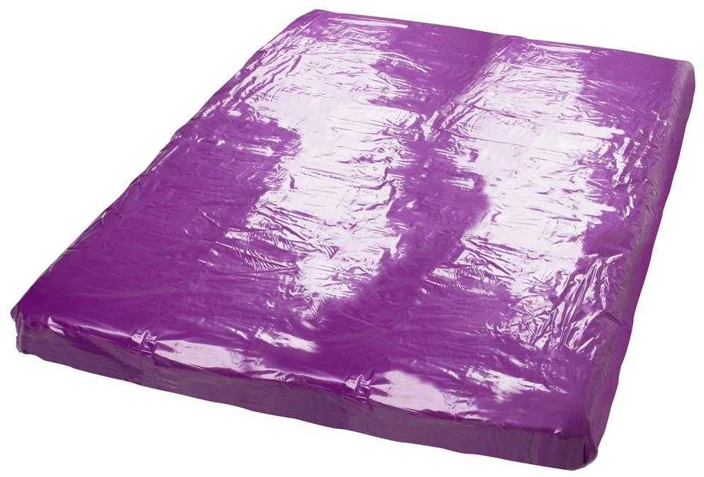 Fetish Collection Vinyl Bed Sheet violetinė 200x230