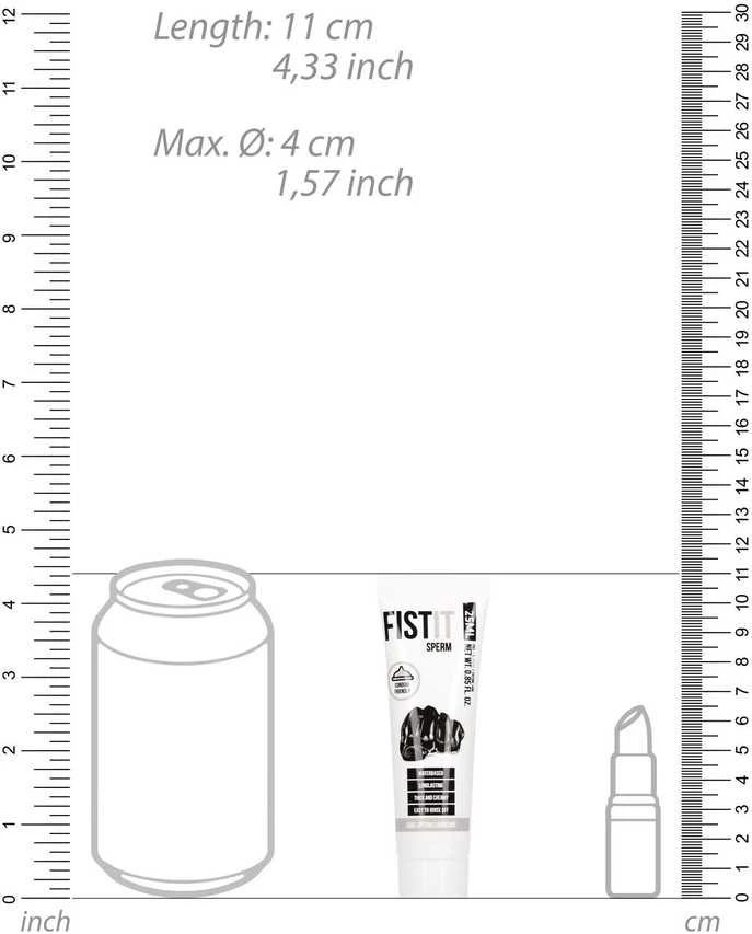 Shots „Fist It Sperm-Like“ lubrikantas – 0,8 fl uncijos / 25 ml