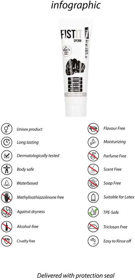Shots „Fist It Sperm-Like“ lubrikantas – 0,8 fl uncijos / 25 ml