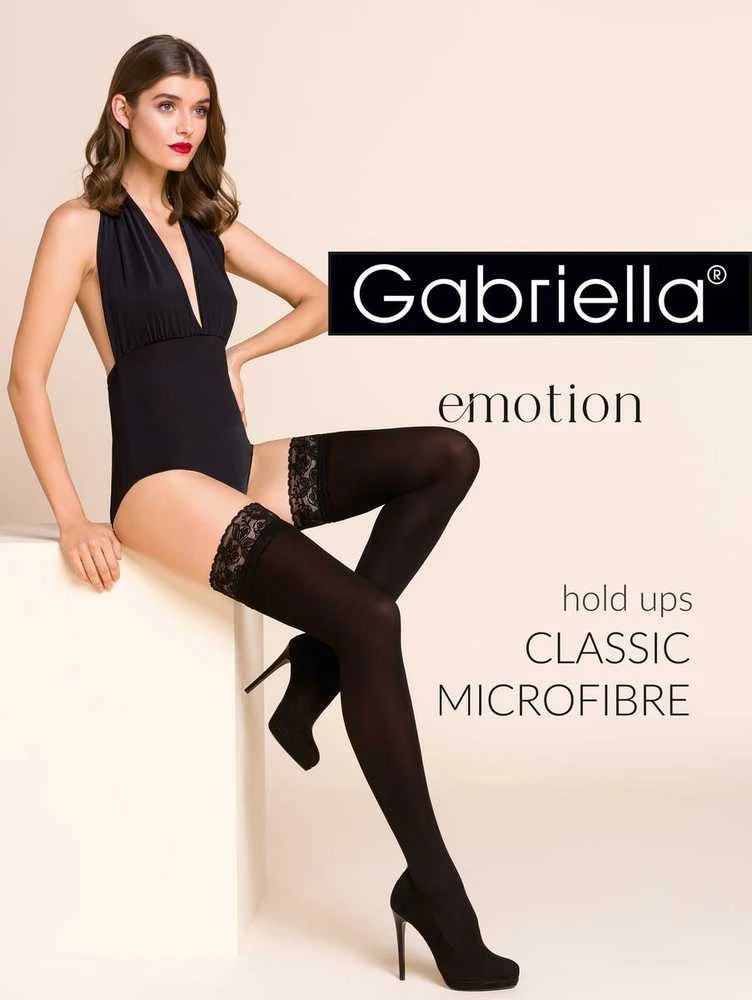 Gabriella Salvete Apatiniai drabužiai-Pończochy CLASSIC MICROFIBRE Juoda S/M