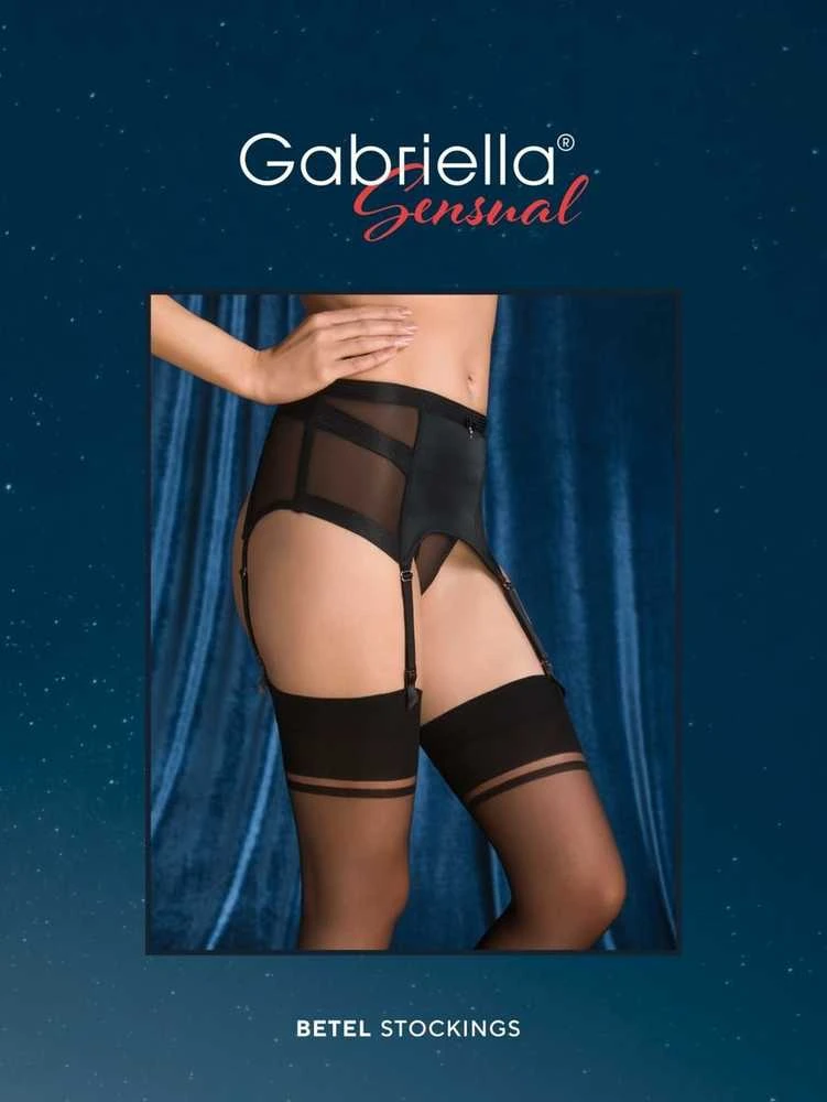 Gabriella Salvete Apatiniai drabužiai-Pończochy BETEL Juoda M/L