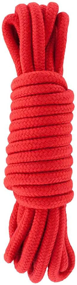 Raudona 5 metrų bondage virvė