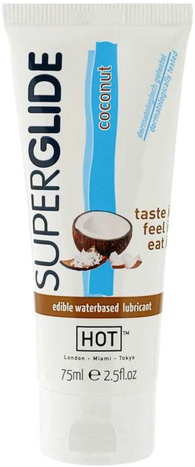 HOT Superglide valgomasis lubrikantas vandens pagrindu