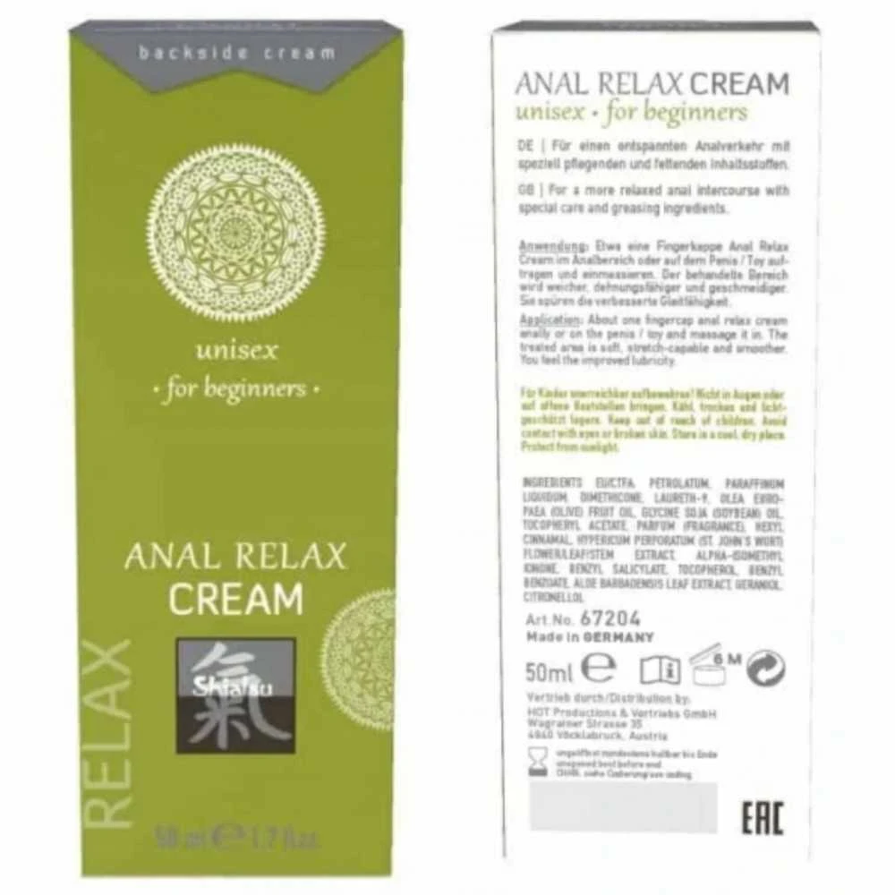 Hot Karštas anestezinis atpalaiduojantis analinio sekso gelis 50ml