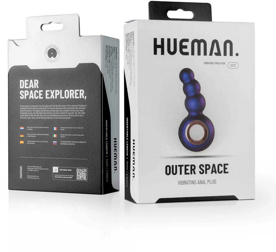 Hueman – kosmoso vibruojantis analinis kištukas