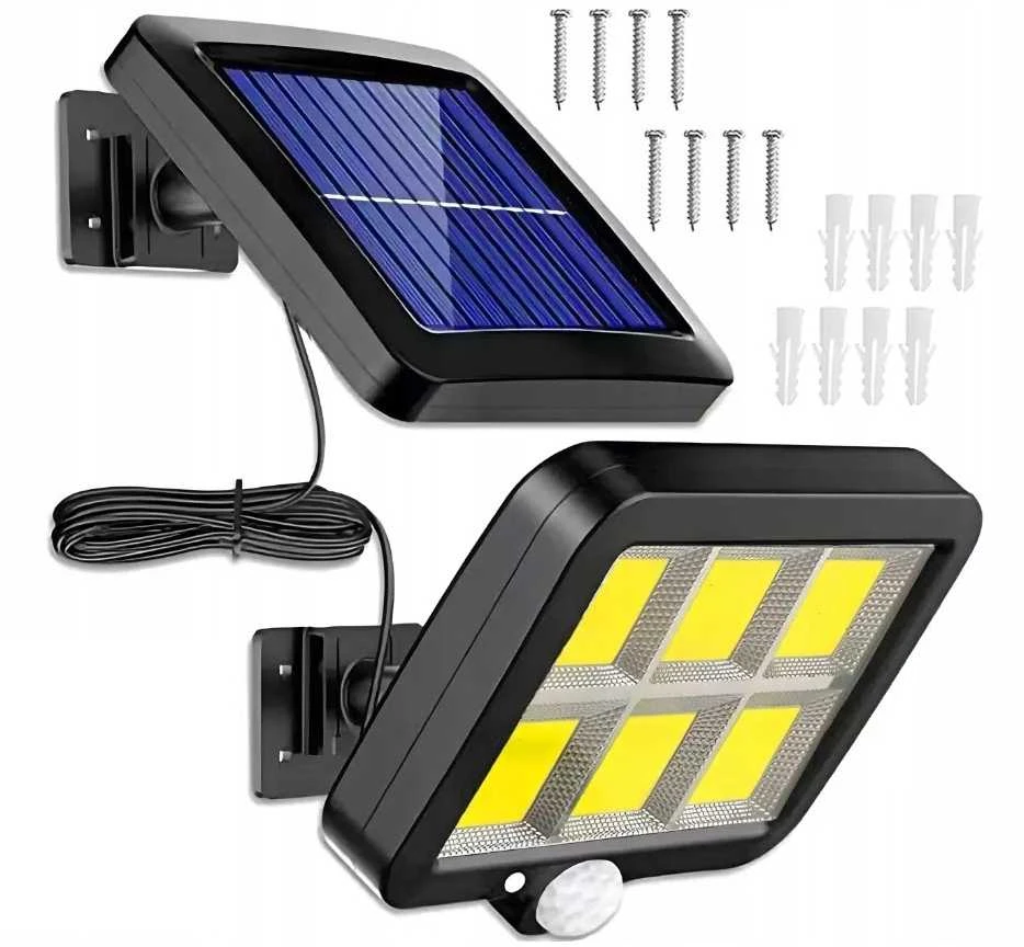 120 LED lempa su judesio ir judesio jutikliu
