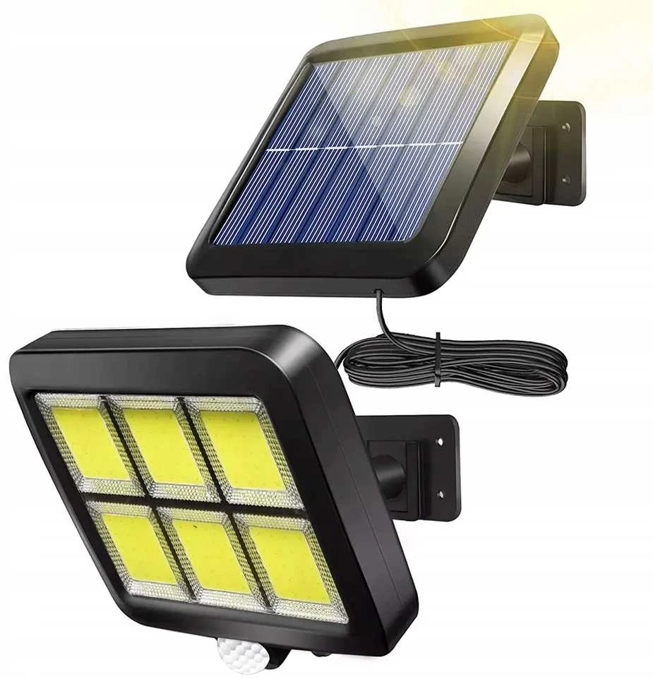120 LED lempa su judesio ir judesio jutikliu