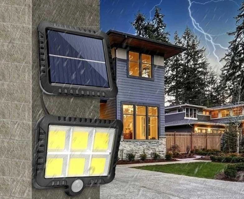 120 LED lempa su judesio ir judesio jutikliu