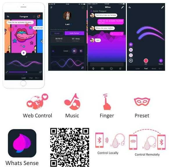 Magic Motion - Magic Sundae App Controlled Love Egg Raudona