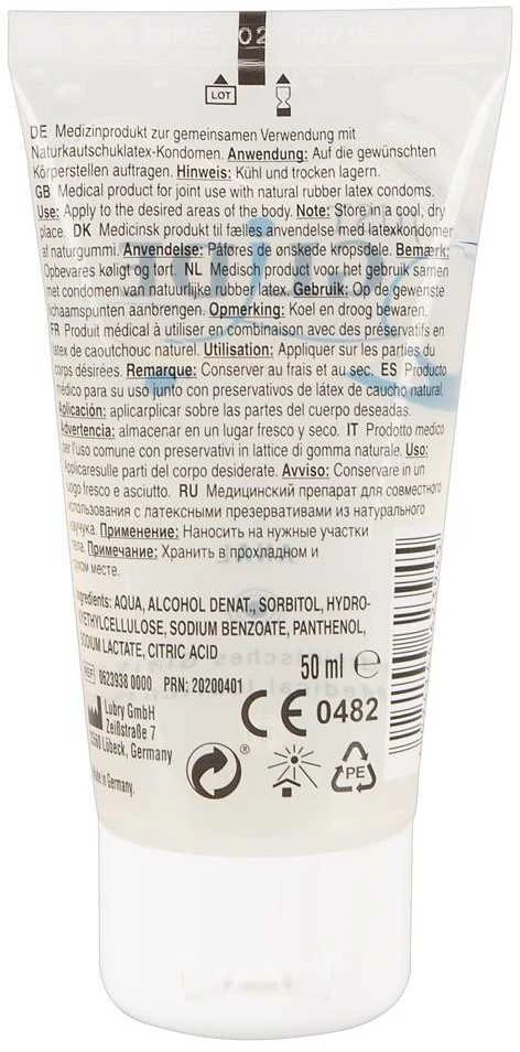 Just Glide Analinis vandens pagrindo lubrikantas (50 ml)