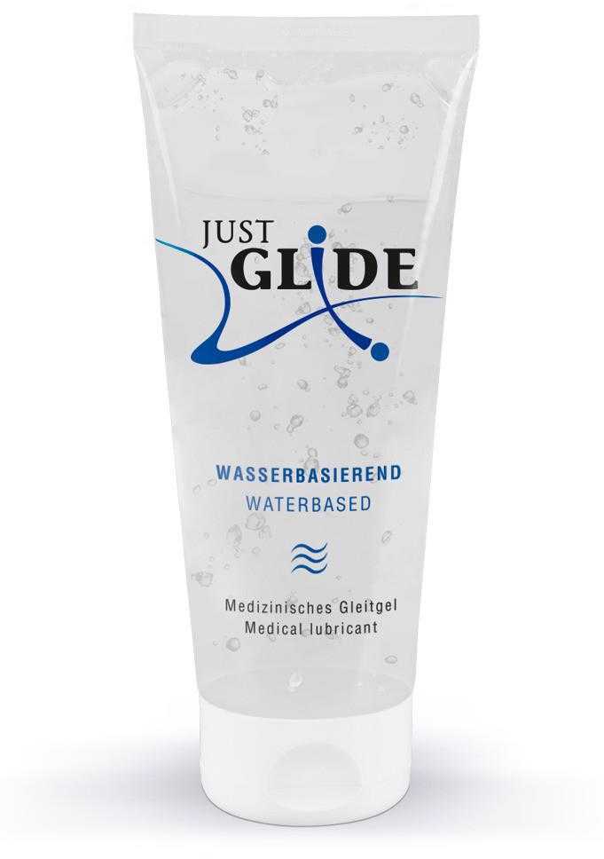 Just Glide Vandens pagrindo lubrikantas, 200 ml