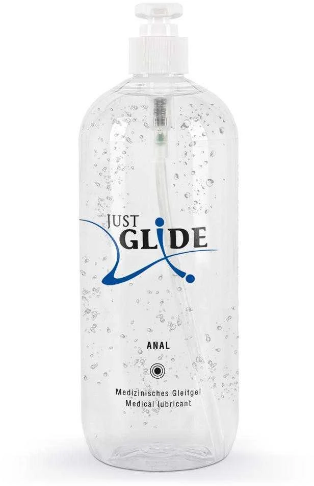 Just Glide Anal Analinis vandens pagrindo lubrikantas, 1000 ml
