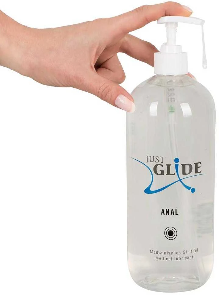 Just Glide Anal Analinis vandens pagrindo lubrikantas, 1000 ml