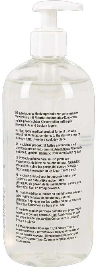 Just Glide Anal Analinis vandens pagrindo lubrikantas, 500 ml
