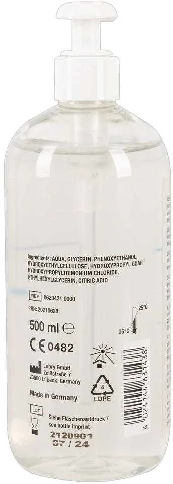 Just Glide Anal Analinis vandens pagrindo lubrikantas, 500 ml
