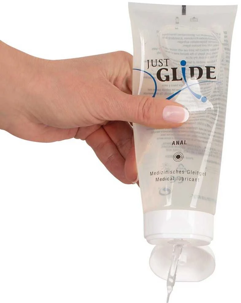 Just Glide Anal Analinis vandens pagrindo lubrikantas, 200 ml