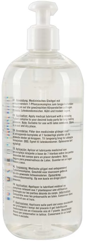 Just Glide Anal Analinis vandens pagrindo lubrikantas, 500 ml